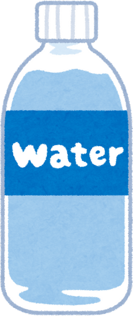 Hand Drawn Illustration of a Plastic Bottle of Mineral Water